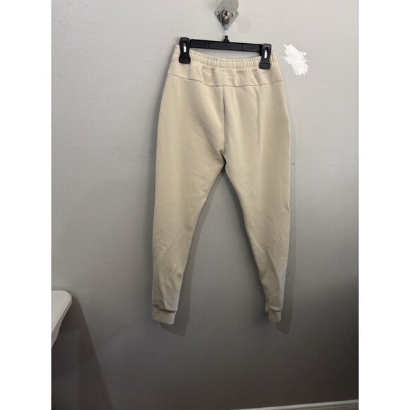 gymshark rest day Cream Tappered Knit Joggers Men XS - Picture 7 of 14